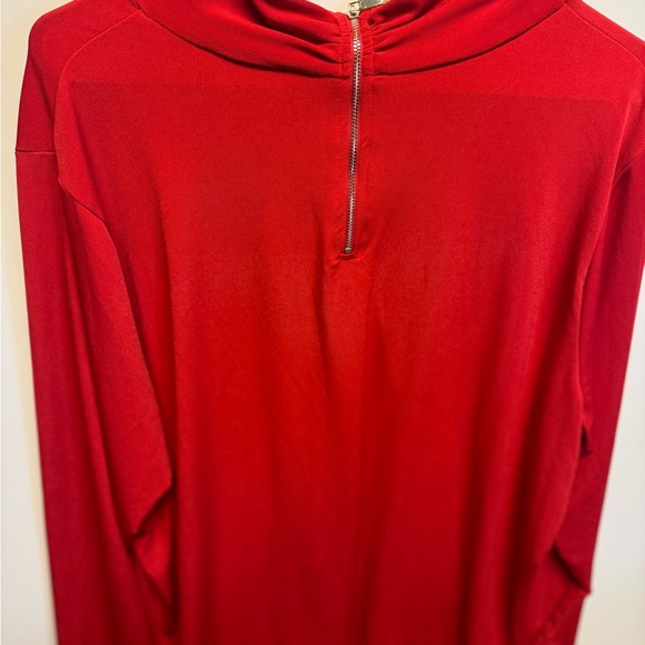 Liz Claiborne Vibrant Red Blouse - Picture 7 of 7